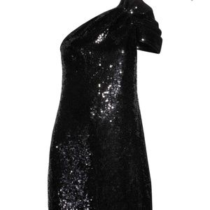 Sequin One-Shoulder Cocktail Dress